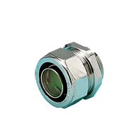 Liquid Tight Connector 20mm | IP66 Waterproof | Nickel Plated Steel & TPE/Rubber | Straight Design by United Manufacturers Australia