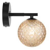 FELTON 1 LIGHT WALL LIGHT BLACK