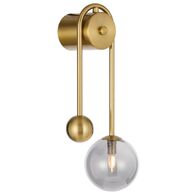 FELTON ARM WALL LIGHT ANTIQUE GOLD