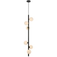 ELSON 6 LIGHT PENDANT BLACK