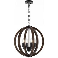 VESTAL 4 LIGHT PENDANT