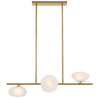 ZECCA 3 LIGHT HORIZONTAL PENDANT