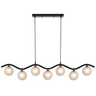 ORTON 7 LIGHT PENDANT BLACK