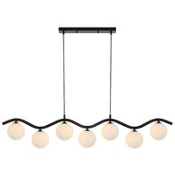 ORTON 7 LIGHT PENDANT BLACK