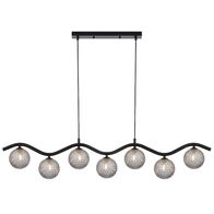 ORTON 7 LIGHT PENDANT BLACK