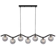 ORTON 7 LIGHT PENDANT BLACK