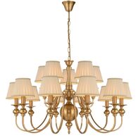 SIEDEL 15 LIGHT PENDANT W/SHADE
