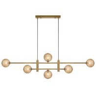 TYSON 6 LIGHT PENDANT ANTIQUE GOLD