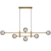 TYSON 6 LIGHT PENDANT ANTIQUE GOLD