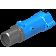 PL 1100V 300A 6P Plug Blue FLP Removable Body wSLOT