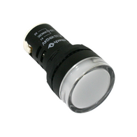 Pilot light LED – Direct Wire – 24V AC/DC – White