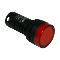 Pilot light LED 24V AC/DC – Red – With Lamp Test Terminal