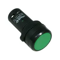 Push Button, Non Illuminated NO+NC Spring Return – Green
