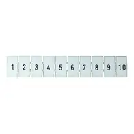 Terminal Marker Strip 1-10 To Suit 2.5mm