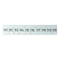 Terminal Marker Strip 111-120 To Suit 2.5mm