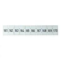 Terminal Marker Strip 161-170 To Suit 2.5mm
