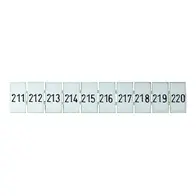 Terminal Marker Strip 211-220 To Suit 2.5mm