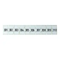 Terminal Marker Strip 301-310 To Suit 2.5mm