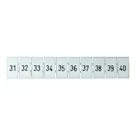 Terminal Marker Strip 31-40 To Suit 2.5mm