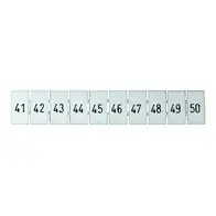 Terminal Marker Strip 41-50 To Suit 2.5mm