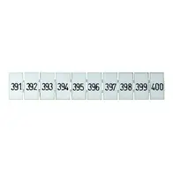 Terminal Marker Strip 391-400 To Suit 2.5mm