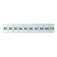 Terminal Marker Strip 361-370 To Suit 2.5mm