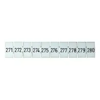 Terminal Marker Strip 271-280 To Suit 4.0mm