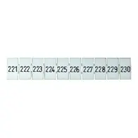 Terminal Marker Strip 221-230 To Suit 4.0mm