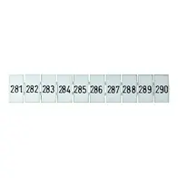 Terminal Marker Strip 281-290 To Suit 4.0mm