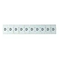Terminal Marker Strip Letter D To Suit 4.0mm