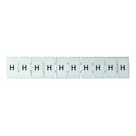Terminal Marker Strip Letter H To Suit 4.0mm