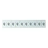 Terminal Marker Strip Letter Q To Suit 4.0mm