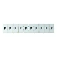 Terminal Marker Strip Letter P To Suit 4.0mm