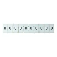 Terminal Marker Strip Letter U To Suit 4.0mm