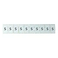 Terminal Marker Strip Letter S To Suit 4.0mm