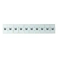 Terminal Marker Strip Letter W To Suit 4.0mm