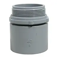 Plain to Screwed Adaptor 40mm