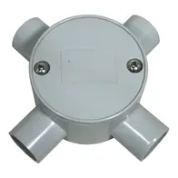Shallow Junction Box 4 way 20mm
