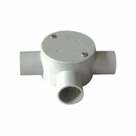 Shallow Junction Box 3 way 25mm