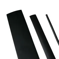 Thin Walled Heatshrink 4ft Length 3.5mm Black