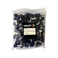 Single Cord End Ferrule 25mm x 18mm Black