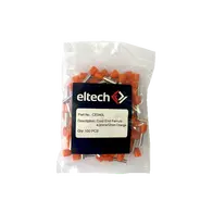 Single Cord End Ferrule 4.0mm x 12mm Orange