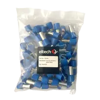Single Cord End Ferrule 50mm x 20mm Blue