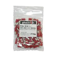 Pre-Insulated Bullet Connector – Male – Red
