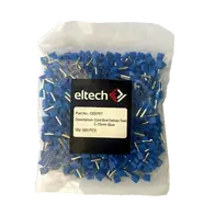 Twin Cord End Ferrule 0.75mm Blue