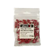 Pre-Insulated Flat Blade Terminal – Twin – Red 2.4 X 10mm