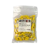 Pre-Insulated Pin Terminal – Single – Yellow – 14mm