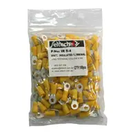 Pre-Insulated Ring Terminal – Single – Yellow M4