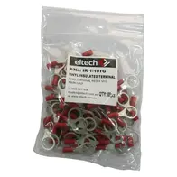 Pre-Insulated Ring Terminal – Twin – Red M10