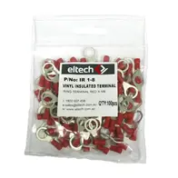 Pre-Insulated Ring Terminal – Single – Red M8